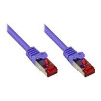 Buy GoodConnections Patchkabel mit Rastnasenschutz, Cat. 6, S FTP, PiMF, PVC, 250MHz, violett, 0,5m, in Cyprus, Nicosia, Limasso