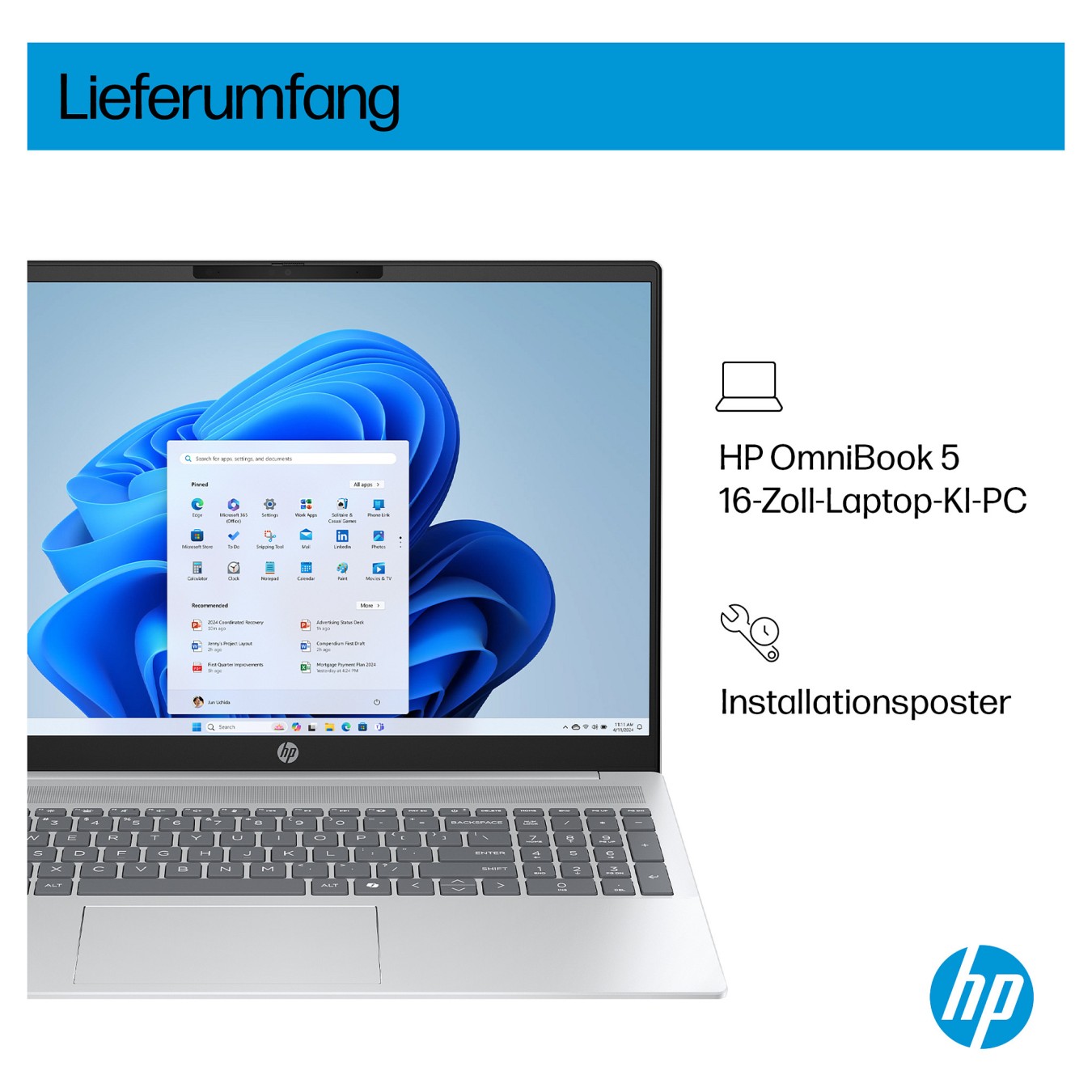 Buy HP OmniBook 5 16-af1155ng CU5 225U 16GB 512SSD W11 Home in Cyprus, Nicosia, Limassol, Larnaka, Pafos