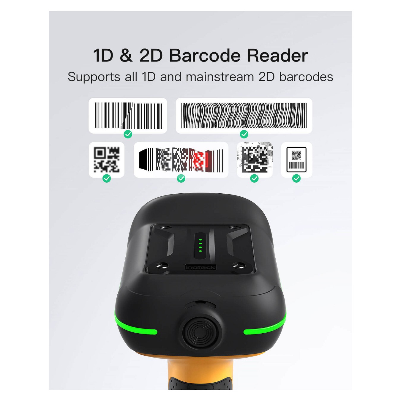 Buy inateck Barcodescanner 75 black [BCST-75 black] in Cyprus, Nicosia, Limassol, Larnaka, Pafos