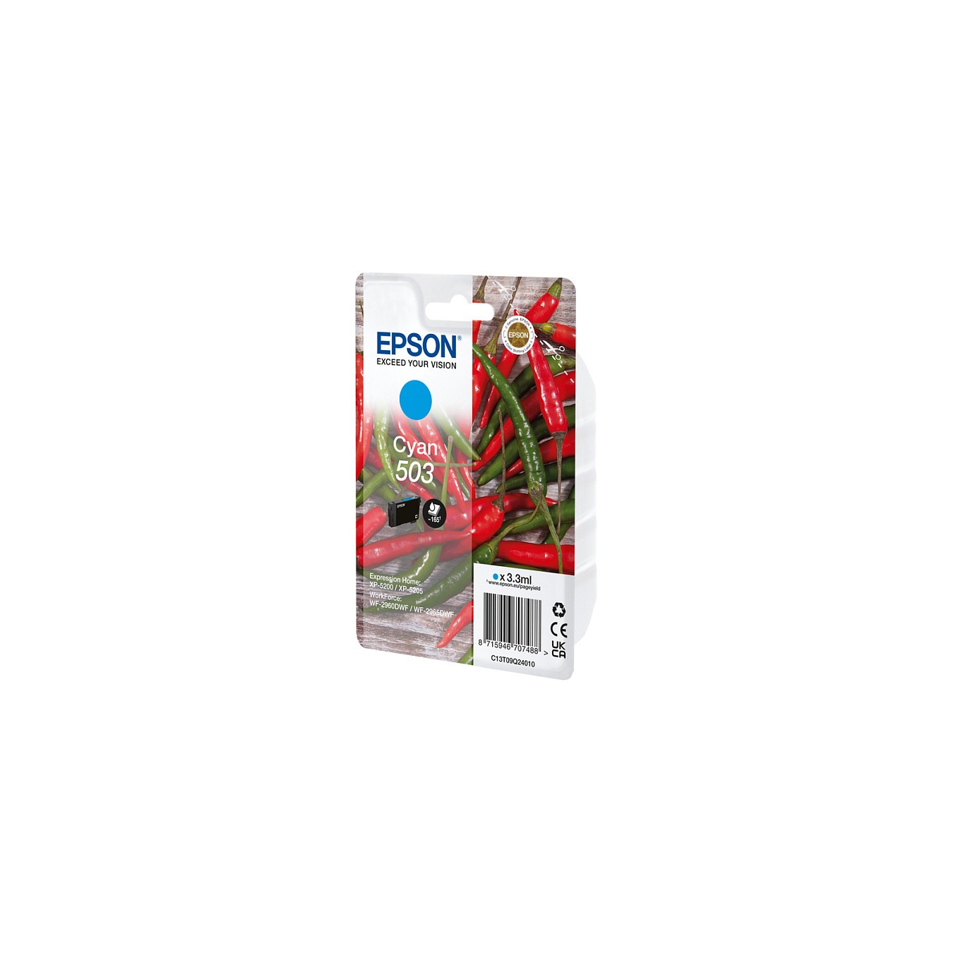 Buy Epson Tintenpatrone 503 Cyan (3,3ml) in Cyprus, Nicosia, Limassol, Larnaka, Pafos