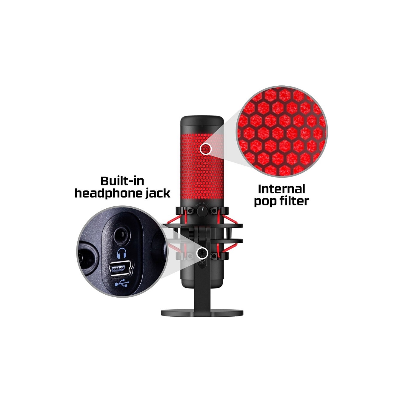 Buy Mikrofon Kingston HyperX QuadCast in Cyprus, Nicosia, Limassol, Larnaka, Pafos