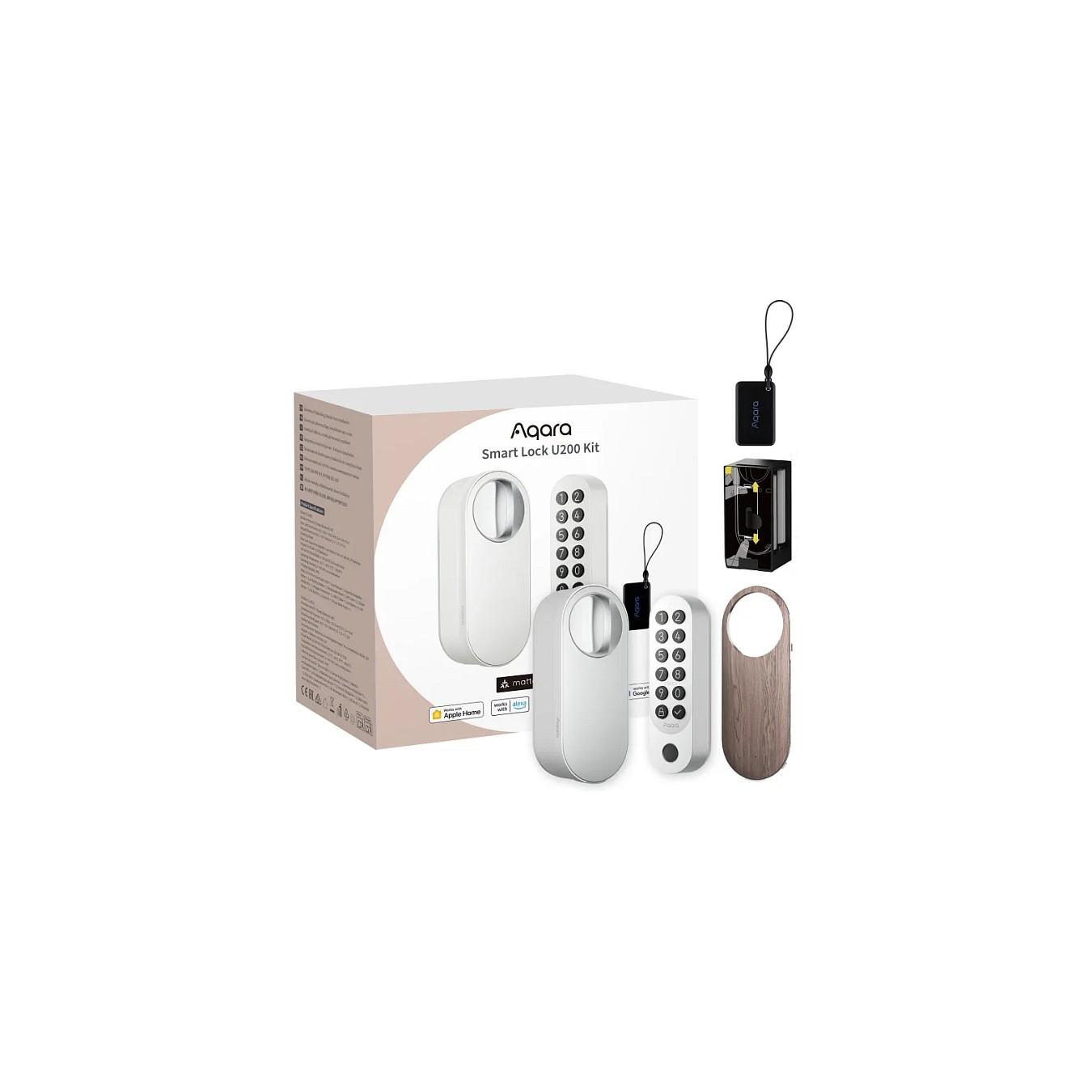 Buy Aqara Smart Lock U200 (White) smartes Türschloss mit verschiedenen Entriegelungsmethoden in Cyprus, Nicosia, Limassol, Larna