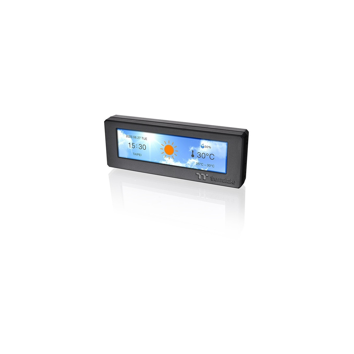Thermaltake 3.9in LCD Panel Kit - AC-073-OO1NAN-A1 - Black, Compatible with Tower 300 & Ceres 330, 5V/14W