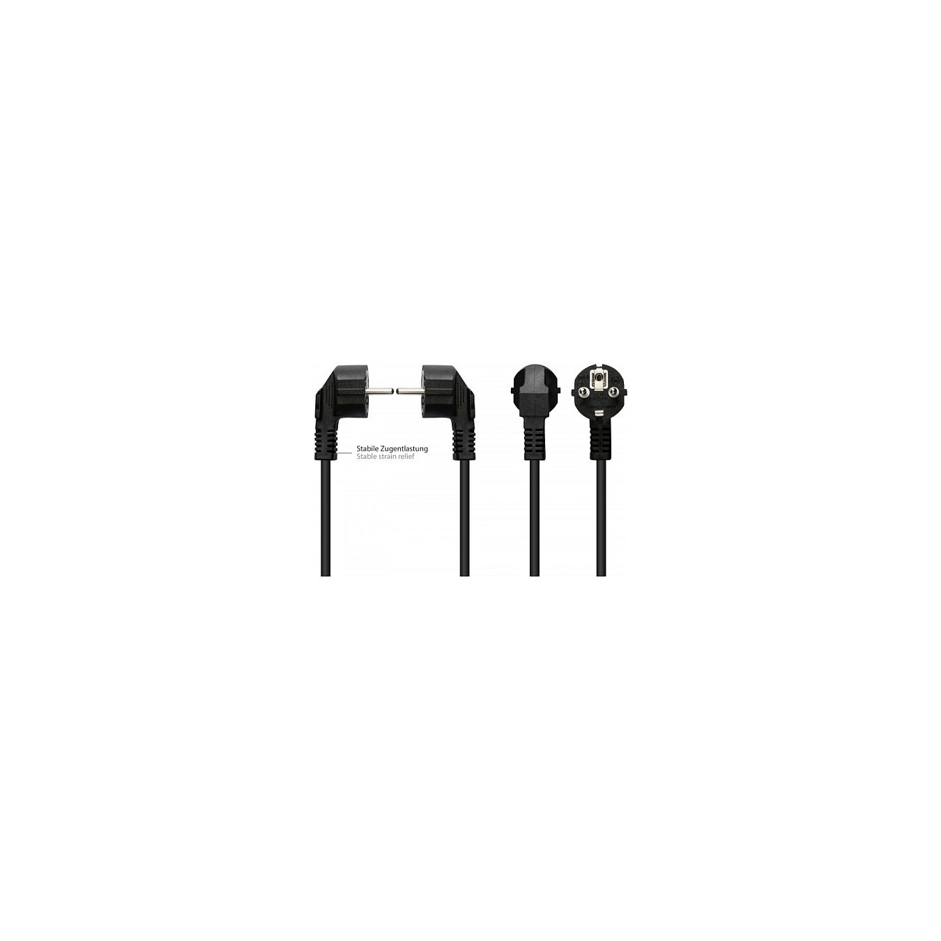 Buy Good Connections Schutzkontakt-Stecker gew.- C13 schw. 7,5m in Cyprus, Nicosia, Limassol, Larnaka, Pafos