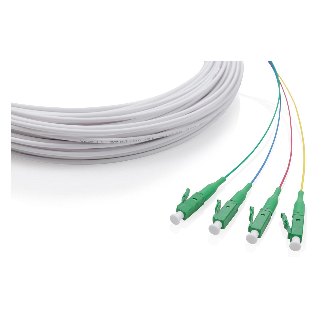 Buy FTTH Drop Kabel, Singlemode, 4 Fasern, 4 LC APC, 50 m in Cyprus, Nicosia, Limassol, Larnaka, Pafos