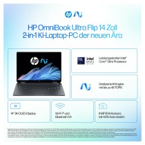 Buy HP OmniBook Ultra Flip 14-fh0176ng CU7 258V 32GB 2TBSSD W11 Home Touch in Cyprus, Nicosia, Limassol, Larnaka, Pafos