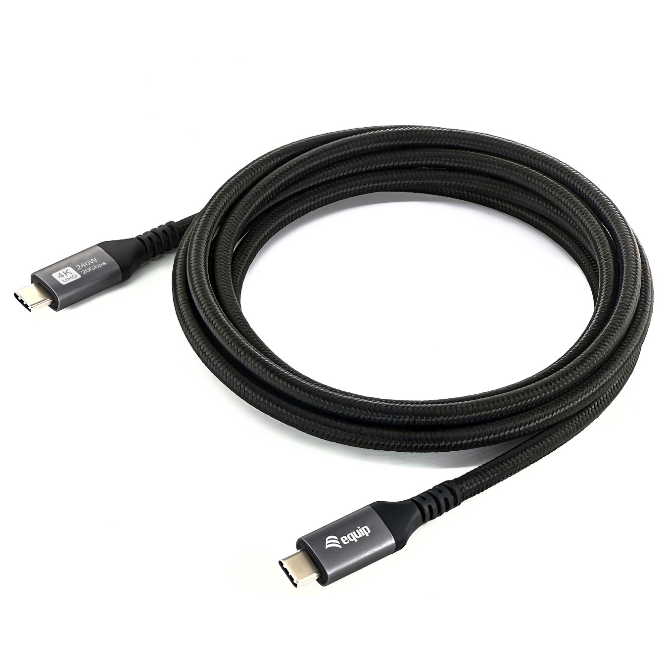 Buy Equip Kabel USB-C4.0- to C Gen2x2 PD100W St St 3.00m schwarz in Cyprus, Nicosia, Limassol, Larnaka, Pafos