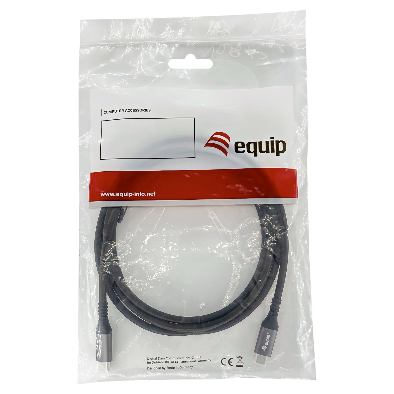 Buy Equip Kabel USB-C4.0- to C Gen2x2 PD100W St St 3.00m schwarz in Cyprus, Nicosia, Limassol, Larnaka, Pafos