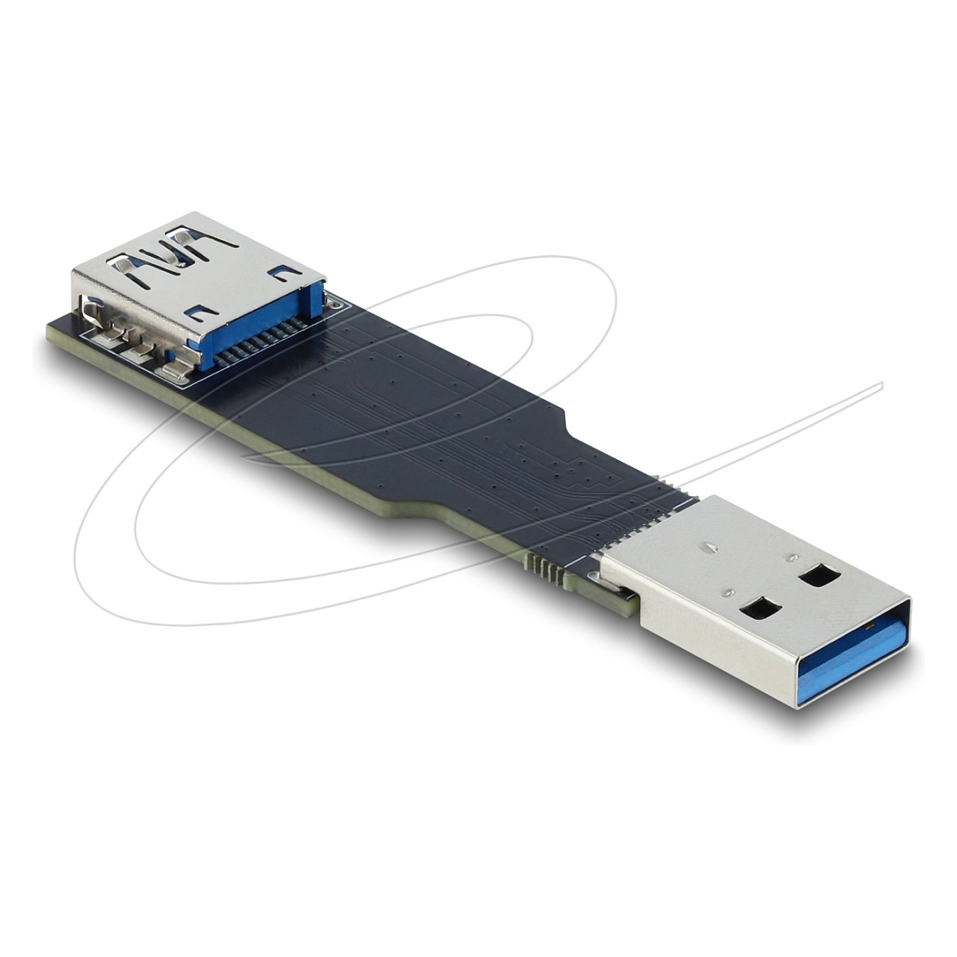 Buy Delock USB 10 Gbps Adapter USB Typ-A Buchse zu Stecker gerade flach in Cyprus, Nicosia, Limassol, Larnaka, Pafos