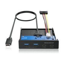 Buy GRAUGEAR Multi Frontblende 4-Fach USB-HUB. 2x USB-C.2x USB-A retail in Cyprus, Nicosia, Limassol, Larnaka, Pafos