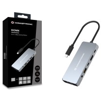 Buy CONCEPTRONIC 6-1 Dock USB-C- to HDMI USB-A GbE AUX + 18cm gr in Cyprus, Nicosia, Limassol, Larnaka, Pafos