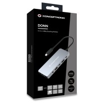 Buy CONCEPTRONIC 6-1 Dock USB-C- to HDMI USB-A GbE AUX + 18cm gr in Cyprus, Nicosia, Limassol, Larnaka, Pafos