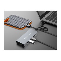 Buy CONCEPTRONIC 6-1 Dock USB-C- to HDMI USB-A GbE AUX + 18cm gr in Cyprus, Nicosia, Limassol, Larnaka, Pafos