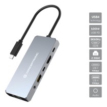 Buy CONCEPTRONIC 6-1 Dock USB-C- to HDMI USB-A GbE AUX + 18cm gr in Cyprus, Nicosia, Limassol, Larnaka, Pafos