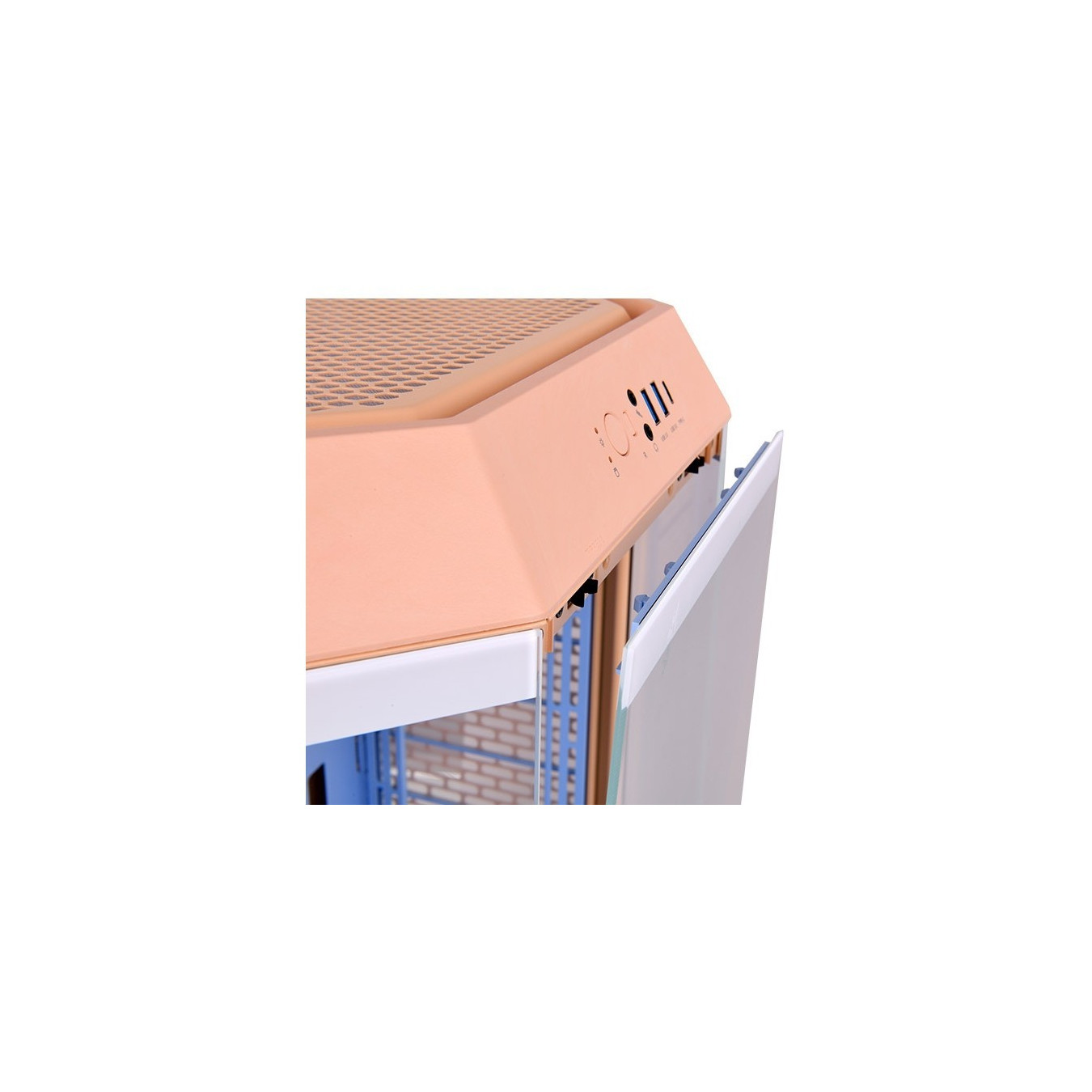 Thermaltake The Tower 300 - Peach Fuzz - Micro-ATX / Mini-ITX Compact PC Case, SPCC — Buy in Cyprus with Fast Delivery