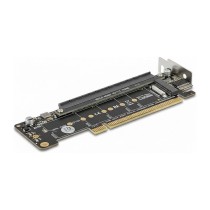 Buy PCI Express 4.0 x16 Riser Karte mit 2 x M.2 Key M NVMe Slot - Bifurcation in Cyprus, Nicosia, Limassol, Larnaka, Pafos