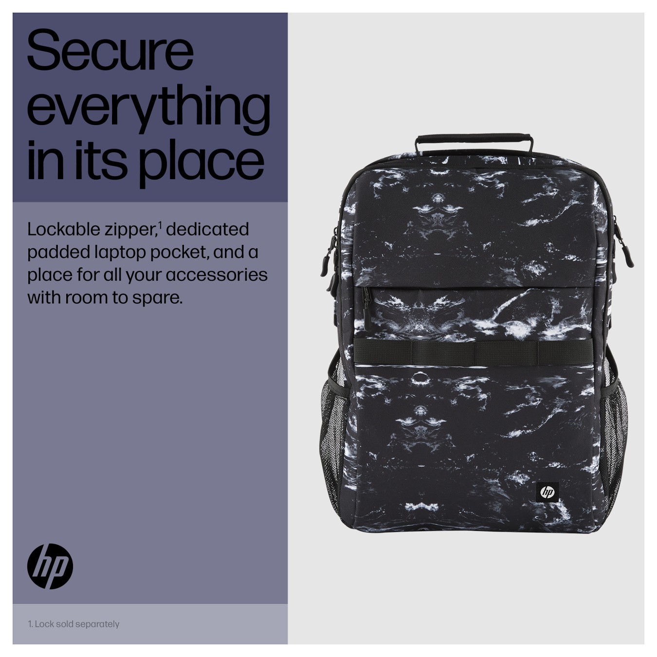Buy HP Campus XL Marble Stone Backpack in Cyprus, Nicosia, Limassol, Larnaka, Pafos