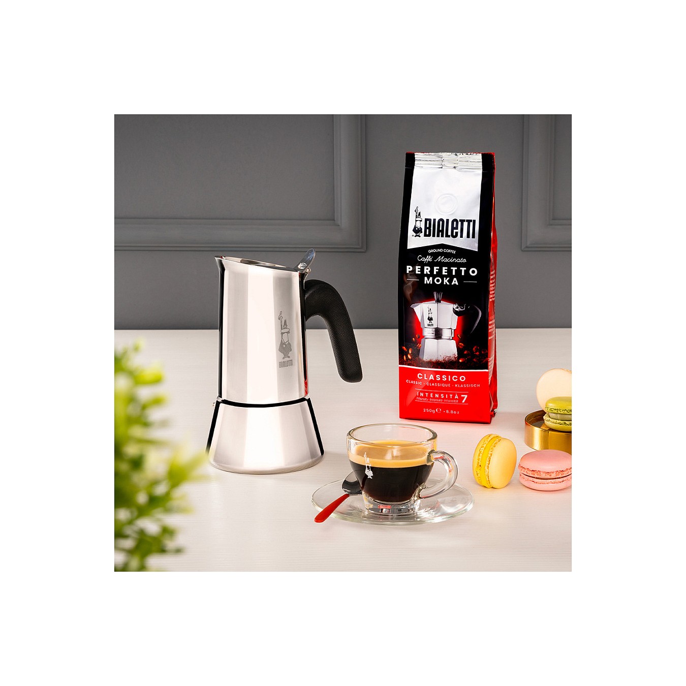 Buy Bialetti Mokka-Kanne 0.1 l New Venus Silber in Cyprus, Nicosia, Limassol, Larnaka, Pafos