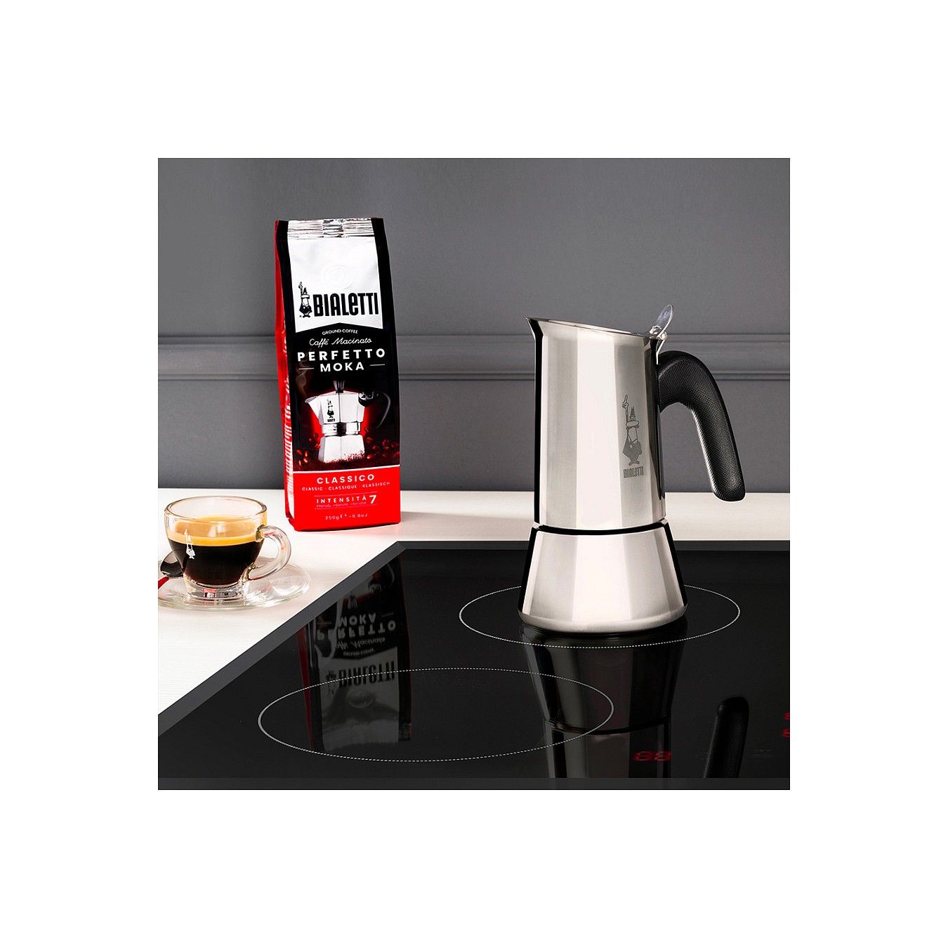Buy Bialetti Mokka-Kanne 0.1 l New Venus Silber in Cyprus, Nicosia, Limassol, Larnaka, Pafos