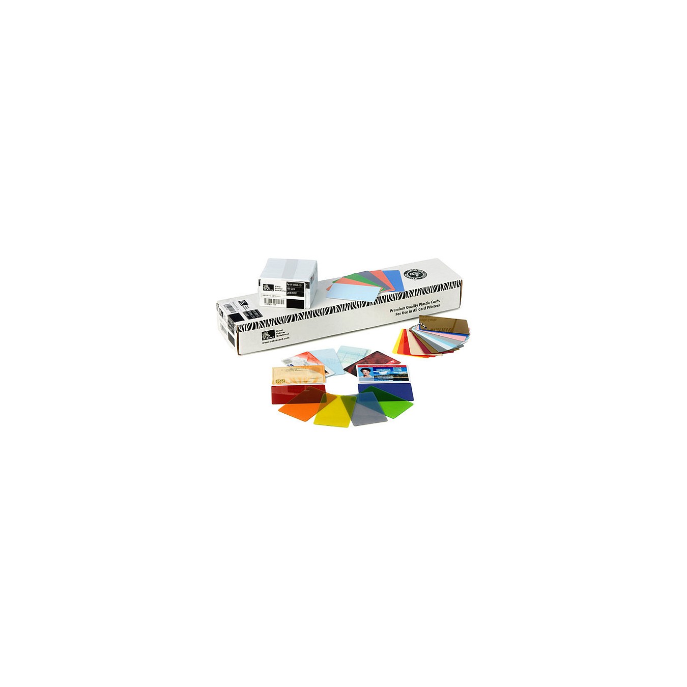 Buy Zebra Premier - PVC Karte - 15 mil wei - CR-80 Card (85,6 x 54 mm) 500 Karte(n) (104523-215) in Cyprus, Nicosia, Limassol, L