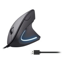 Buy Equip Ergonomische Maus USB-A Stecker 1.80m Rechts schwarz in Cyprus, Nicosia, Limassol, Larnaka, Pafos
