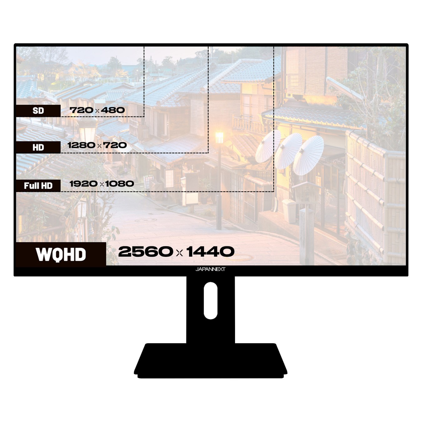 Buy JapanNext WQHD Monitor 68,6cm (27') in Cyprus, Nicosia, Limassol, Larnaka, Pafos