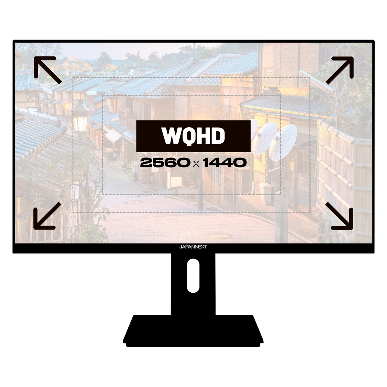Buy JapanNext WQHD Monitor 68,6cm (27') in Cyprus, Nicosia, Limassol, Larnaka, Pafos