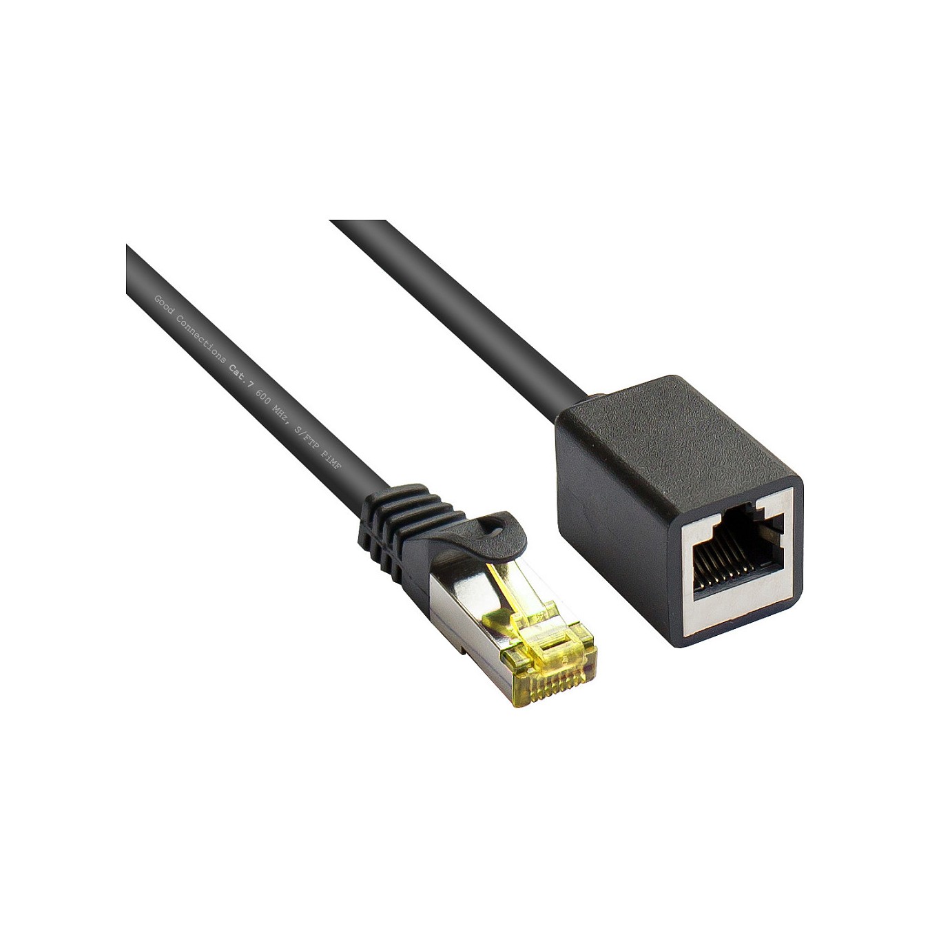 Buy Good Connections Patchkabelverl. m. Cat.7 RK schwarz 0,5m in Cyprus, Nicosia, Limassol, Larnaka, Pafos