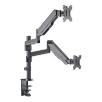 Buy MANHATTAN Tischhalterung mit Gasdruckfeder und Kugelgelenk fuer zwei Monitore von 48,18-81,28cm 17Z-32Z und bis zu 8k... in 
