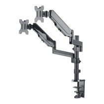 Buy MANHATTAN Tischhalterung mit Gasdruckfeder und Kugelgelenk fuer zwei Monitore von 48,18-81,28cm 17Z-32Z und bis zu 8k... in 