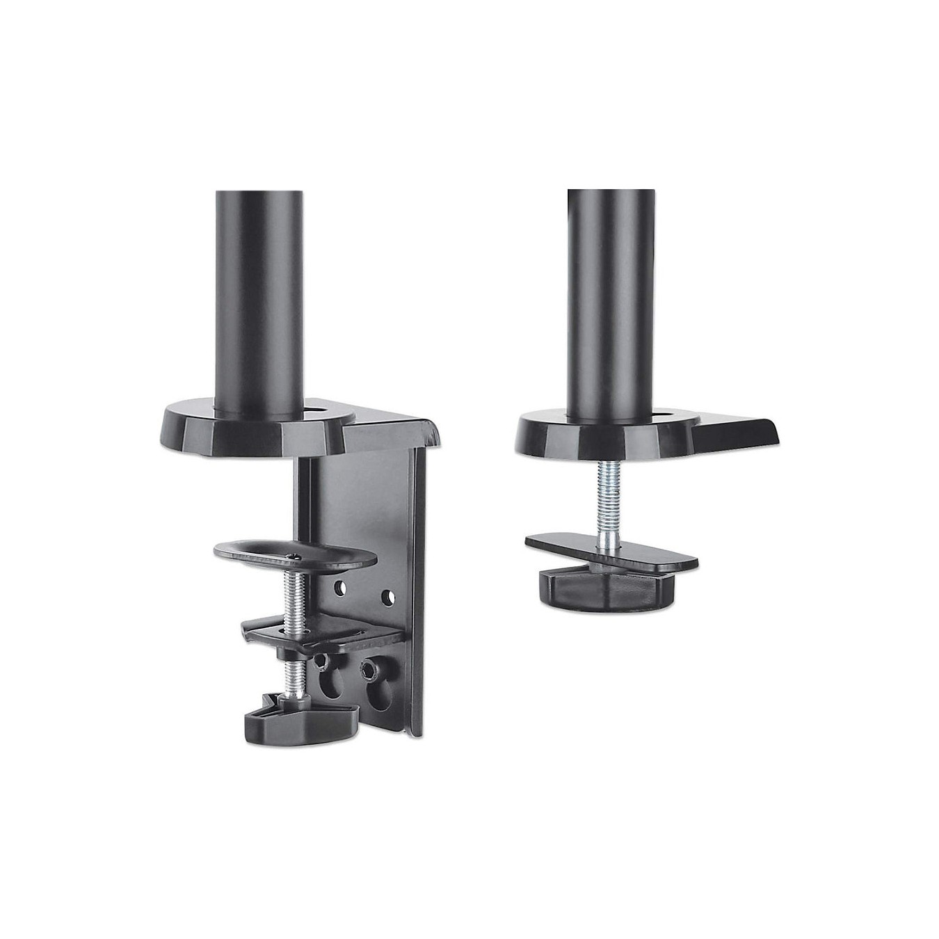 Buy MANHATTAN Tischhalterung mit Gasdruckfeder und Kugelgelenk fuer zwei Monitore von 48,18-81,28cm 17Z-32Z und bis zu 8k... in 