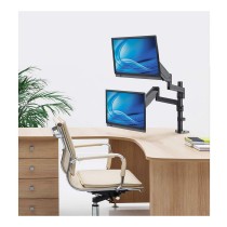 Buy MANHATTAN Tischhalterung mit Gasdruckfeder und Kugelgelenk fuer zwei Monitore von 48,18-81,28cm 17Z-32Z und bis zu 8k... in 