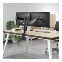 Buy MANHATTAN Tischhalterung mit Gasdruckfeder und Kugelgelenk fuer zwei Monitore von 48,18-81,28cm 17Z-32Z und bis zu 8k... in 