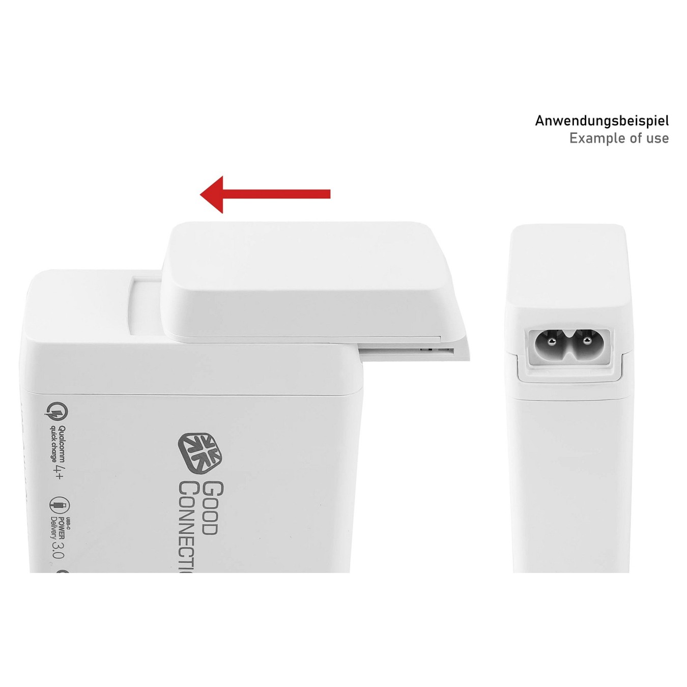 Buy Good Connections Netzkabeladapter für Ladegeräte(PCA-WxxxW) in Cyprus, Nicosia, Limassol, Larnaka, Pafos