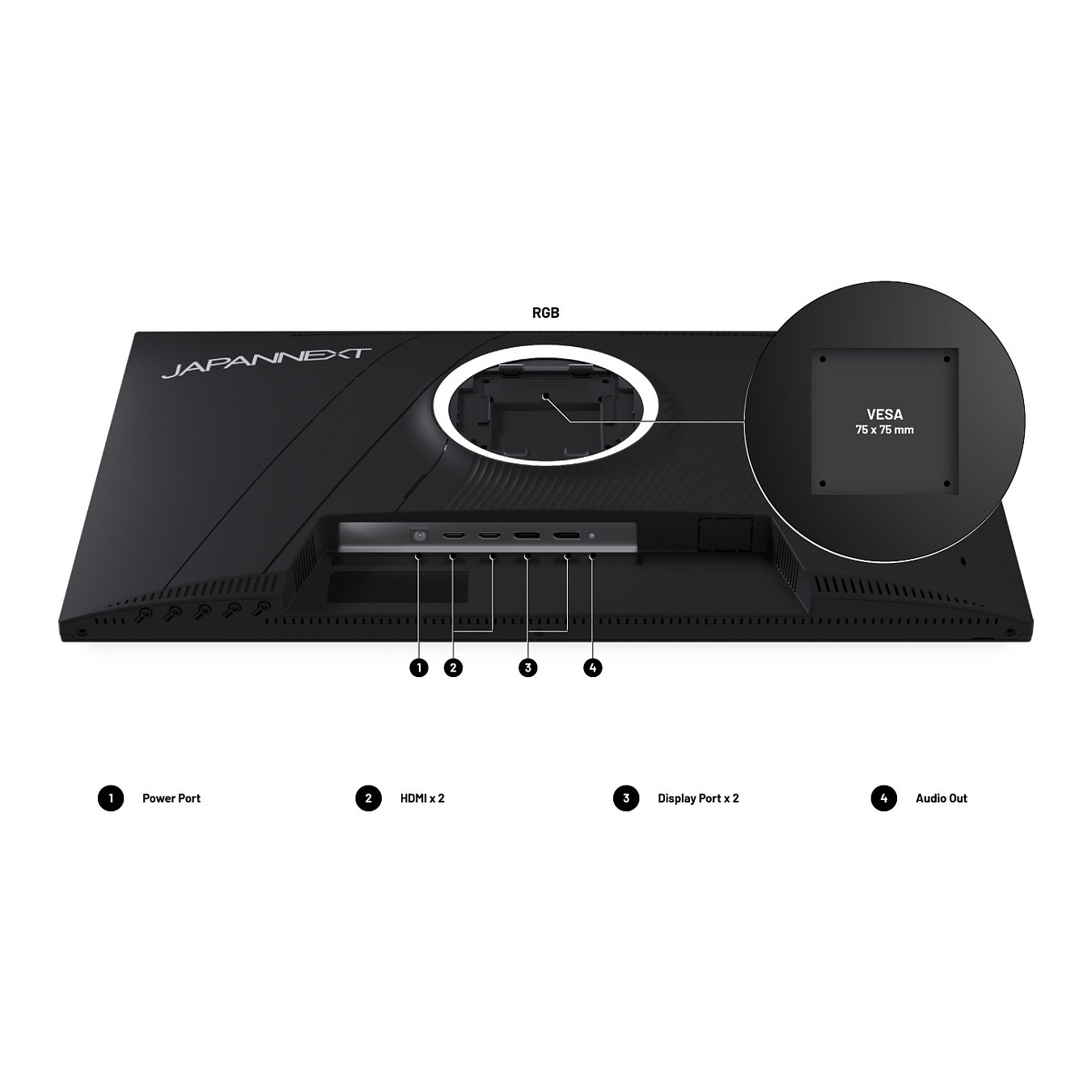 Buy JapanNext WQHD Gaming Monitor 68,58cm (27') in Cyprus, Nicosia, Limassol, Larnaka, Pafos