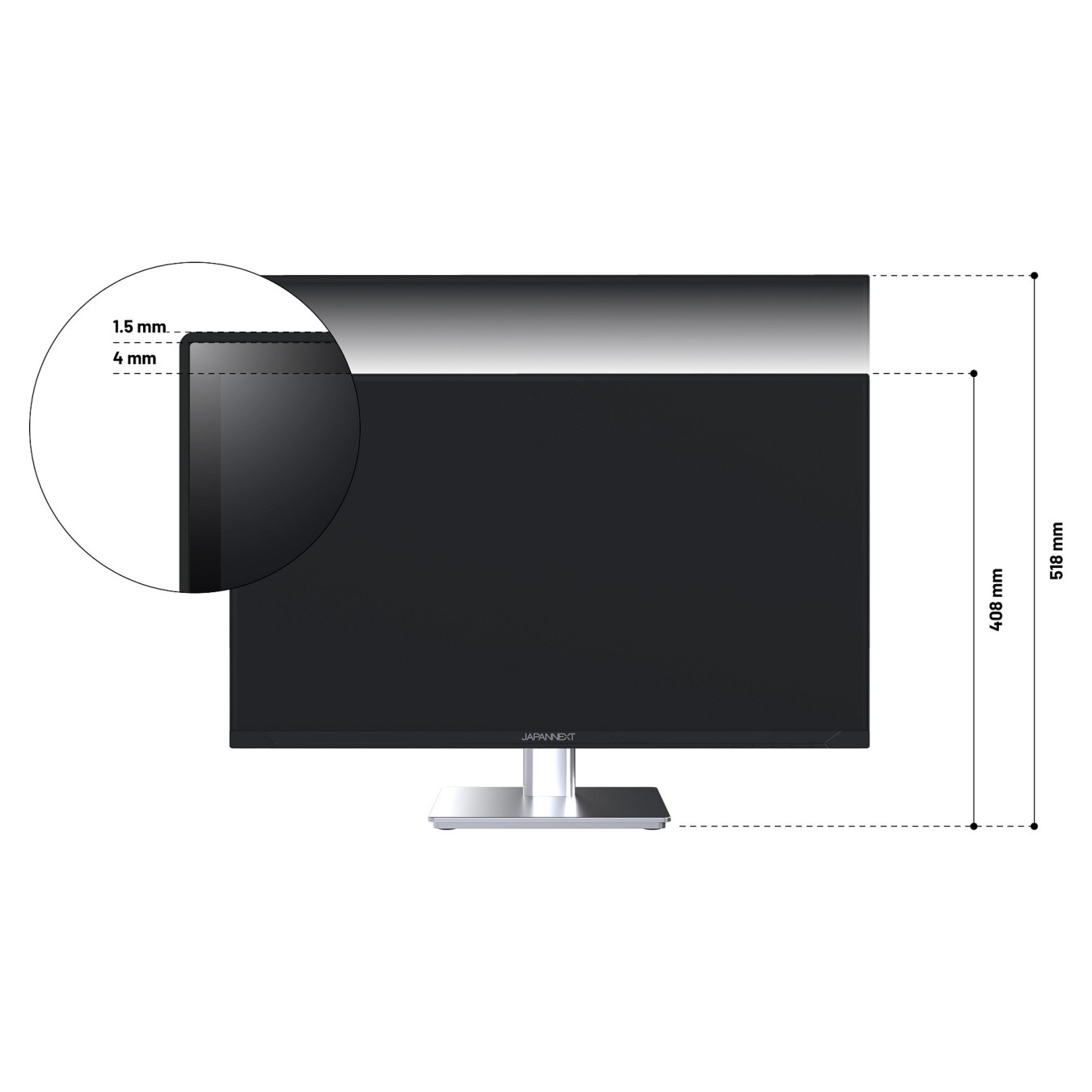 Buy JapanNext WQHD Gaming Monitor 68,58cm (27') in Cyprus, Nicosia, Limassol, Larnaka, Pafos