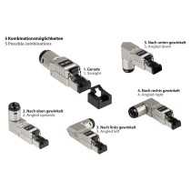 Buy Good Connections RJ45 Stecker Cat. 6A feldkonfektionierbar in Cyprus, Nicosia, Limassol, Larnaka, Pafos