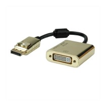 Buy ROLINE GOLD 4K DisplayPort-DVI Adapter, Aktiv, v1.2, DP ST - DVI BU in Cyprus, Nicosia, Limassol, Larnaka, Pafos