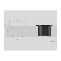Buy BACHMANN PIX 1x Schutzkontakt, mit Schutzkontakt und Zierringen in Wei, Schwarz und Edelstahloptik, 2 m in Cyprus, Nicosia, 