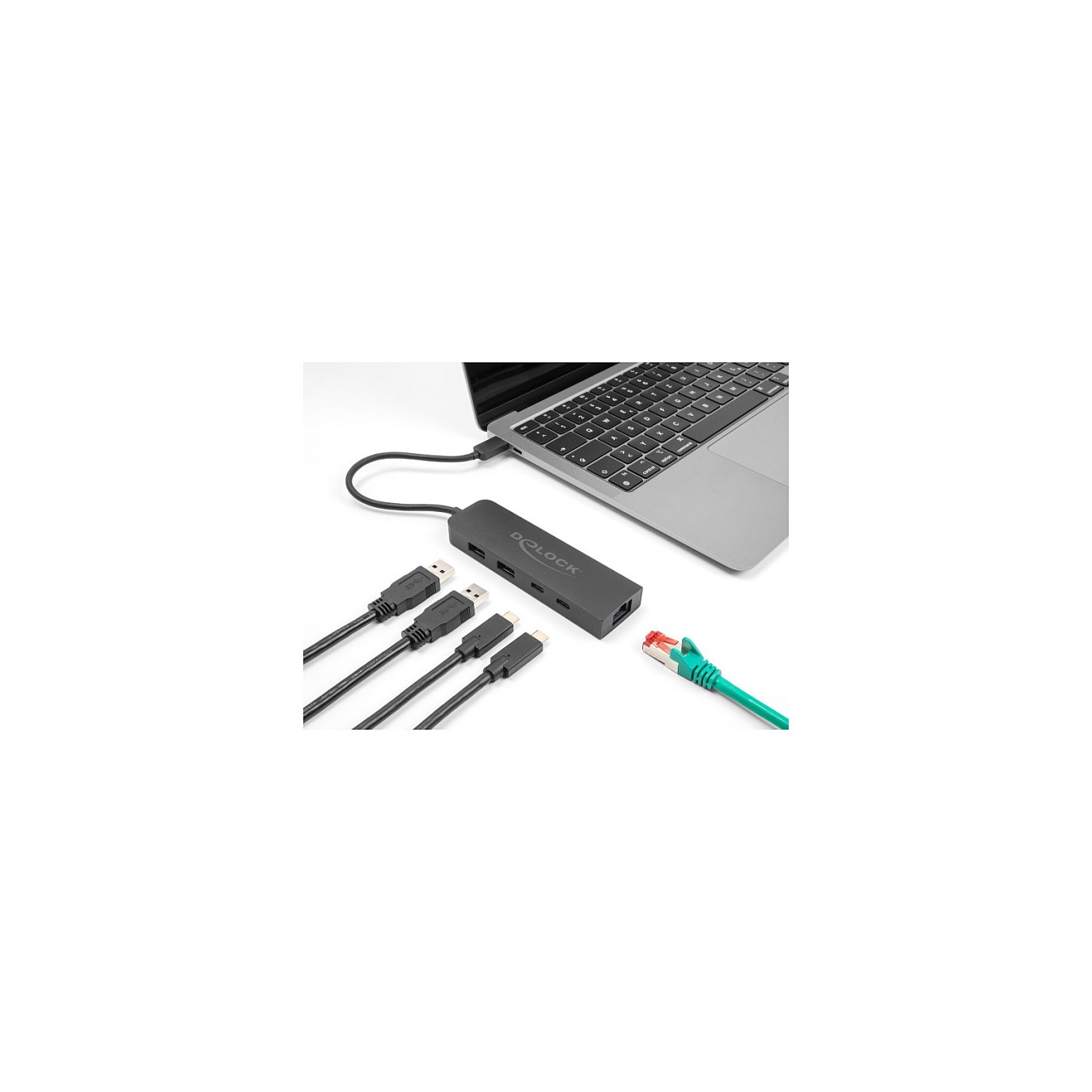 Buy DELOCK 10 Gbps USB Hub mit 2.5 Gigabit LAN Port und PD 85 W in Cyprus, Nicosia, Limassol, Larnaka, Pafos