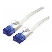 Buy Patchk.CAT6 UTP 0,5m flach white in Cyprus, Nicosia, Limassol, Larnaka, Pafos