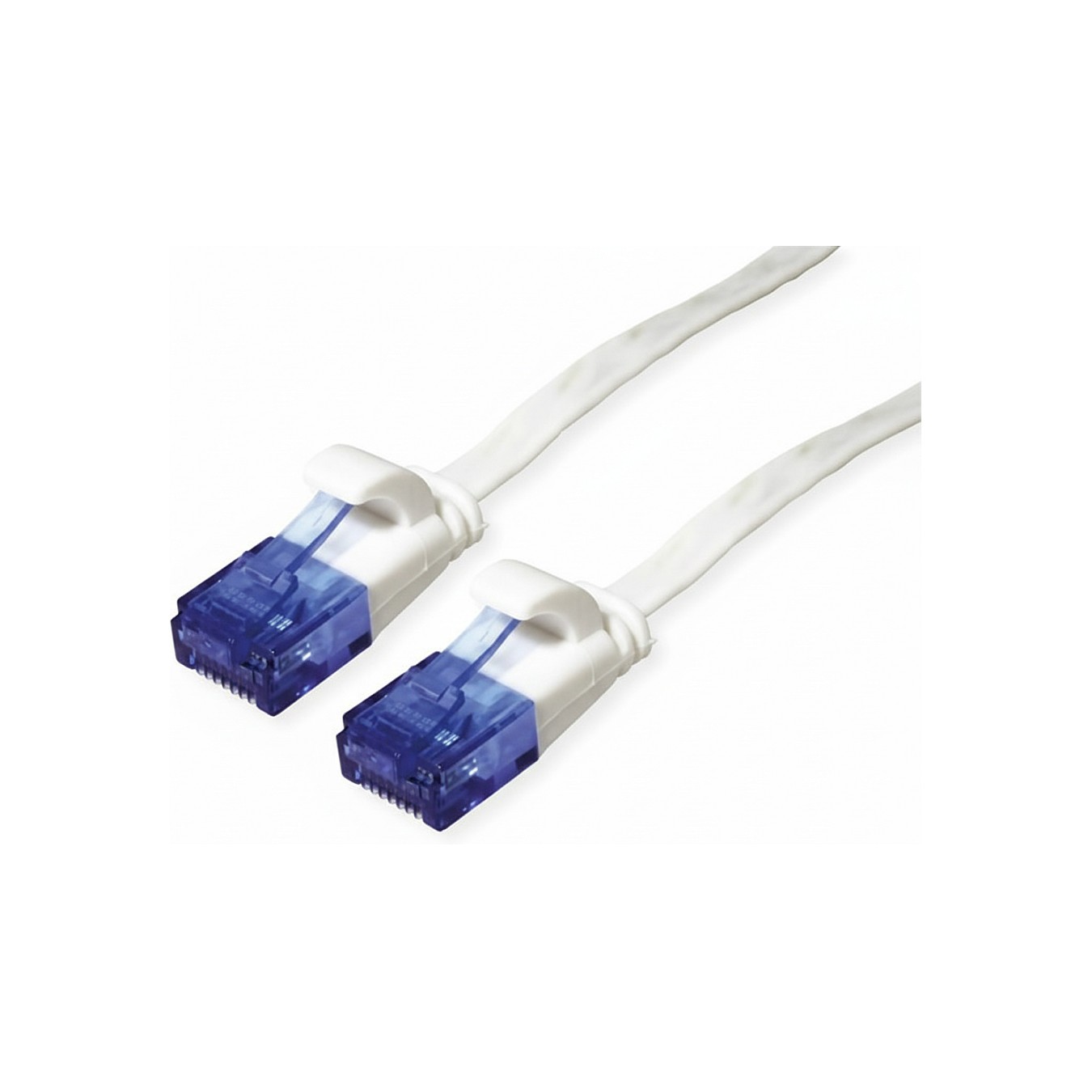 Buy Patchk.CAT6 UTP 0,5m flach white in Cyprus, Nicosia, Limassol, Larnaka, Pafos