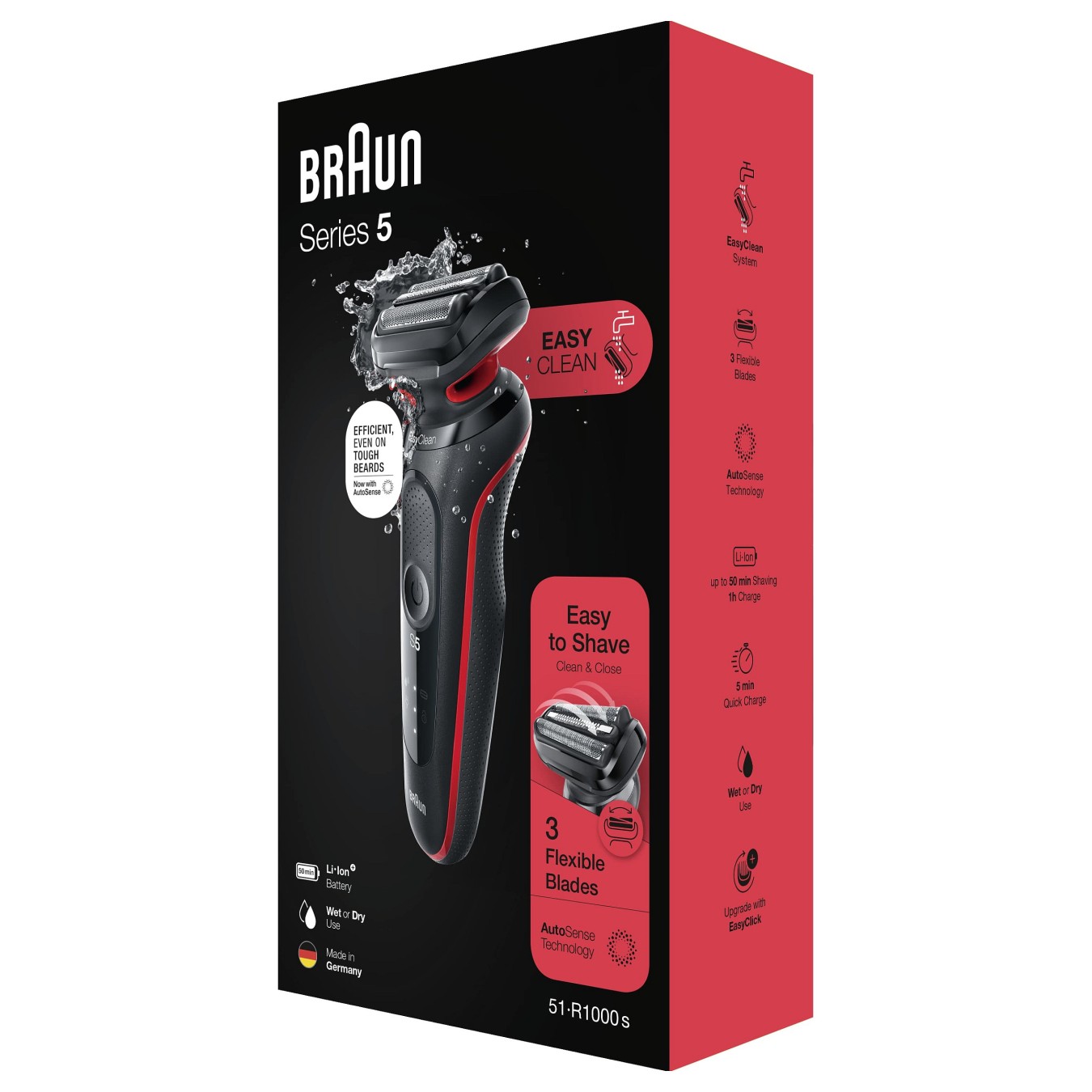 Buy Braun Rasierer Series 5 51-R1000s in Cyprus, Nicosia, Limassol, Larnaka, Pafos