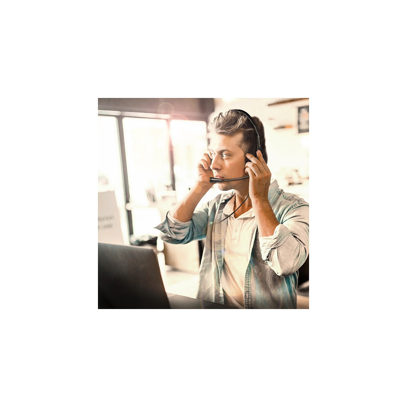 Buy Logilink Stereo-Headset, 1x 3,5-mm-Klinke Bügelmikro Eco-Box in Cyprus, Nicosia, Limassol, Larnaka, Pafos