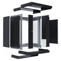Buy 19' Wandgehäuse X-Rack mit Glastür 400-600mm 15HE schwar in Cyprus, Nicosia, Limassol, Larnaka, Pafos