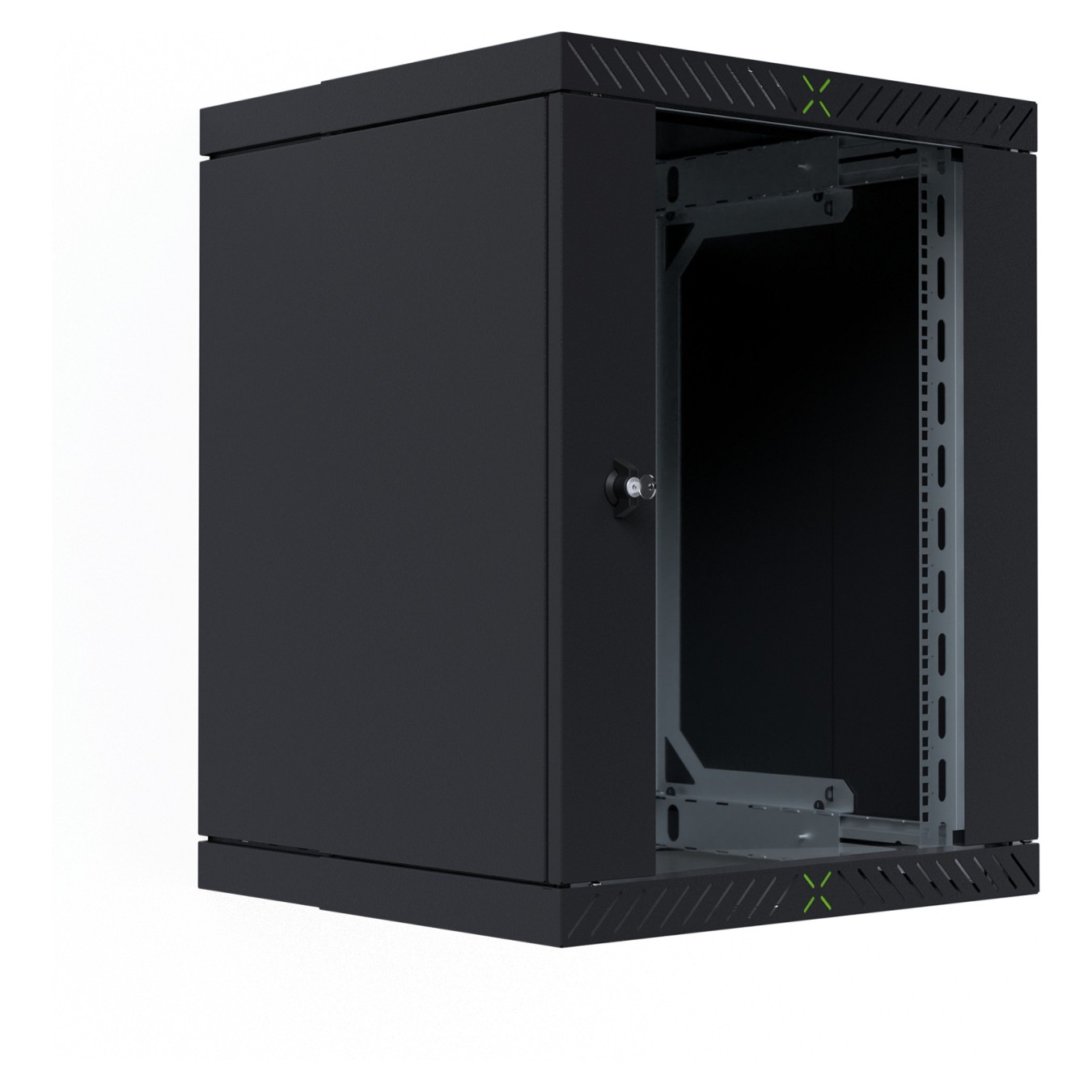 Buy 19' Wandgehäuse X-Rack mit Glastür 400-600mm 15HE schwar in Cyprus, Nicosia, Limassol, Larnaka, Pafos
