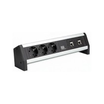 Buy BACHMANN DESK 3xCEE7 3 2x CM-CAT6A Modul in Cyprus, Nicosia, Limassol, Larnaka, Pafos