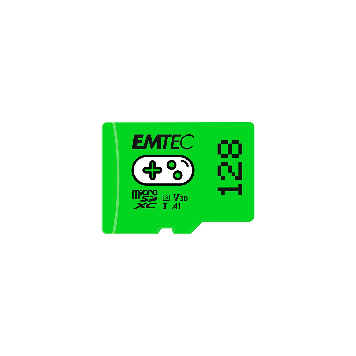 Buy CARD Emtec m128GB UHS-I U3 V30 A1 Gaming Green in Cyprus, Nicosia, Limassol, Larnaka, Pafos