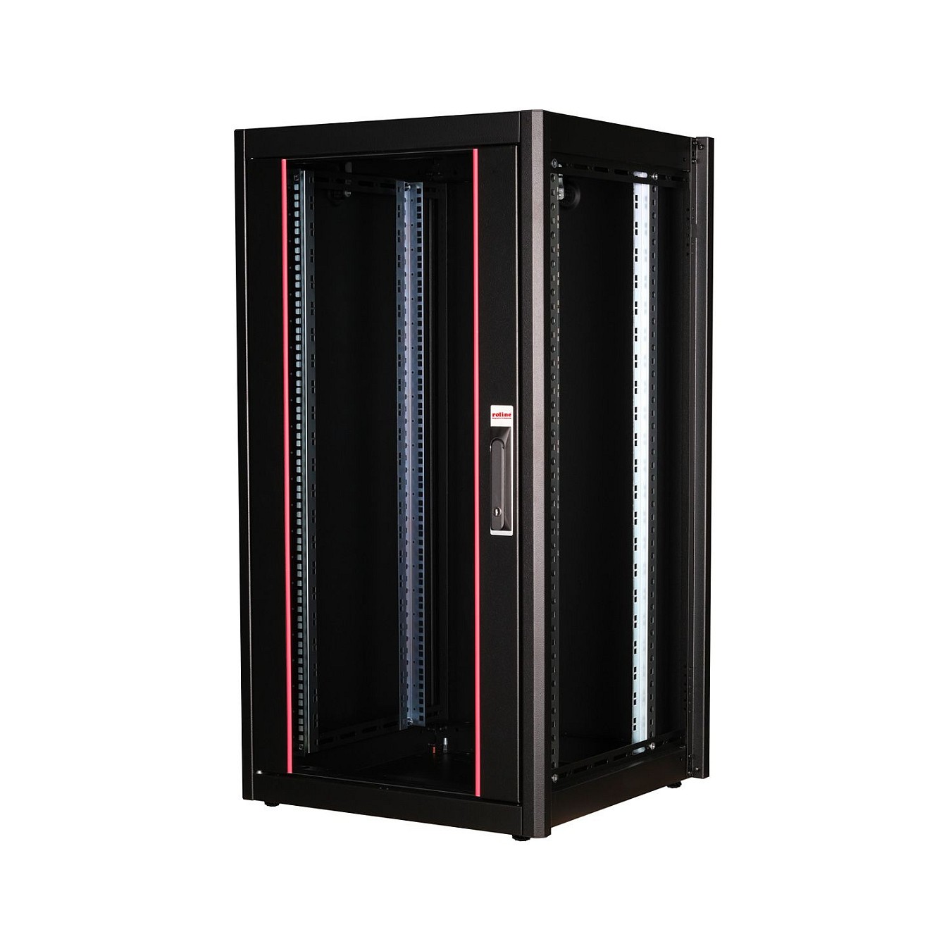 Buy ROLINE 19-Zoll Netzwerkschrank Basic 22 HE, 600x600 BxT Glastr schwarz in Cyprus, Nicosia, Limassol, Larnaka, Pafos