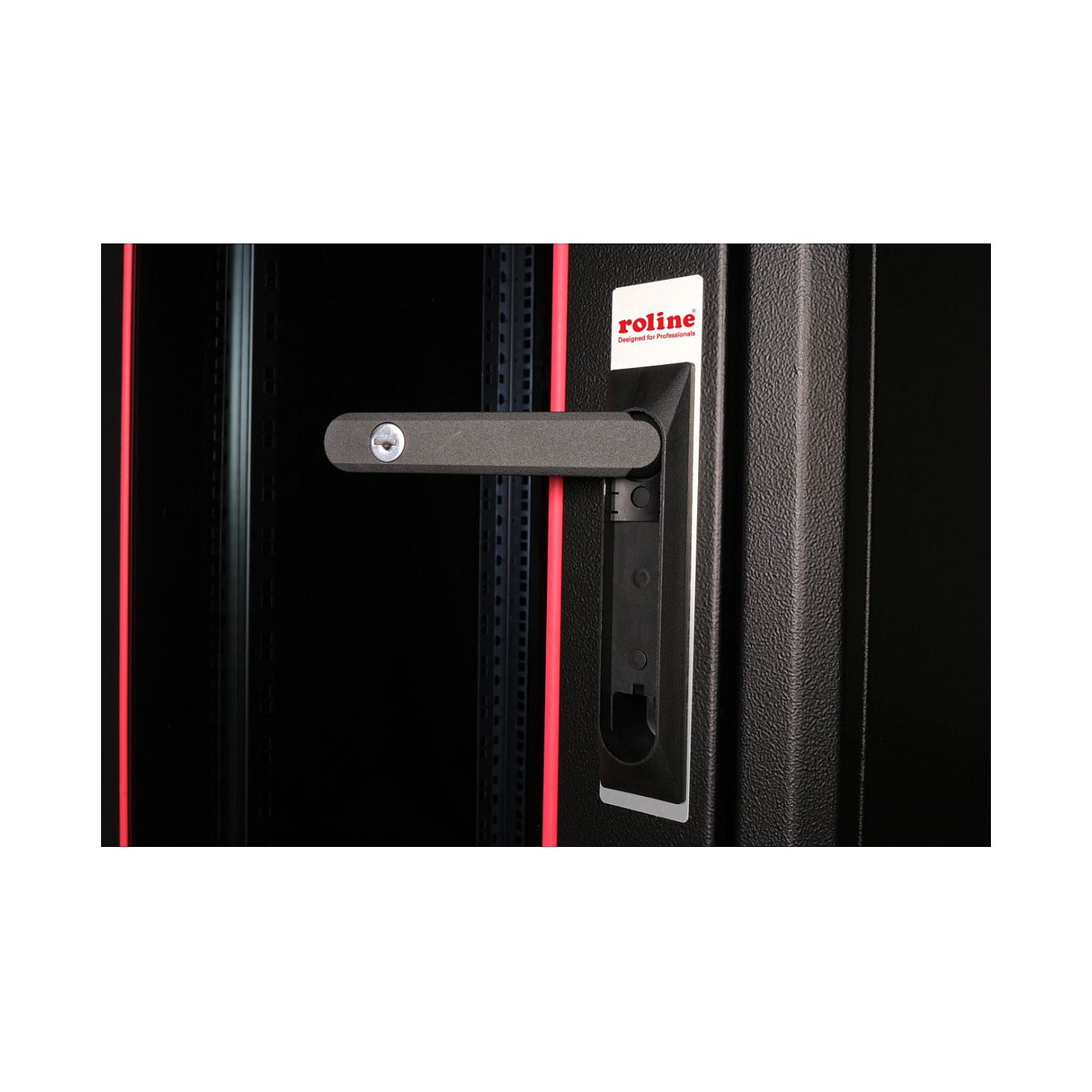 Buy ROLINE 19-Zoll Netzwerkschrank Basic 22 HE, 600x600 BxT Glastr schwarz in Cyprus, Nicosia, Limassol, Larnaka, Pafos